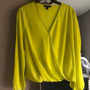 Banana Republic Blouse. Lime Green. Size Medium